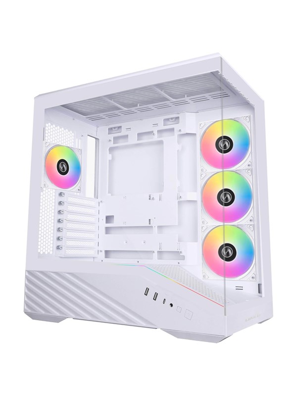 Lian Li V100 White (4x ARGB fans) - Case - Miditower - Wit