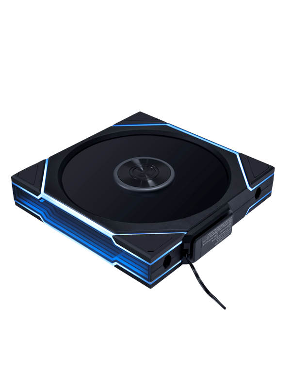 Lian Li UNI FAN TL Wireless Reverse - Case ventilator - 140mm - Zwart met RGB-licht - 31 dBA