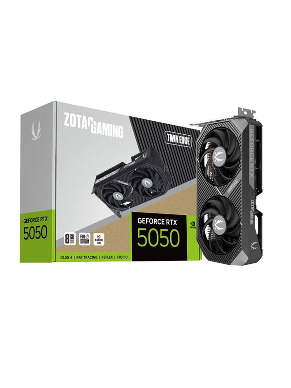 ZOTAC GeForce RTX 5050 Twin Edge - 8GB GDDR6 RAM - Grafische kaarten