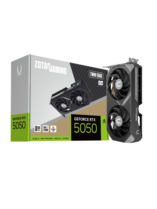 Zotac RTX 5050 TWIN EDGE OC - Grafische Kaart - 8GB - Dual Fan - PCIe 5.0