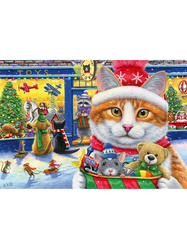 Ravensburger Christmas Kitties 2x24p
