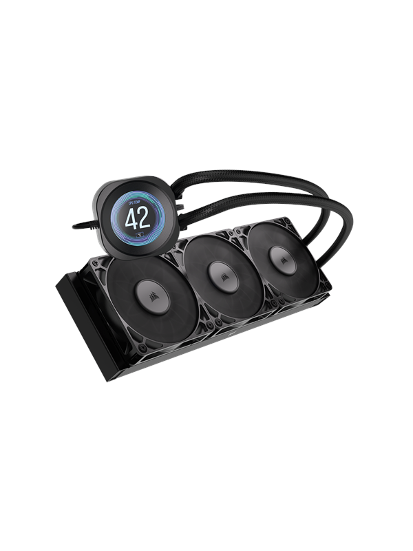 Corsair NAUTILUS 360 LCD Black - CPU waterkoeling - Max 36 dBA