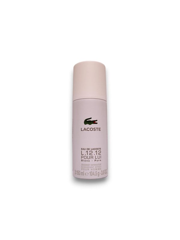 Lacoste Eau de L.12.12 Blanc Deodorant Spray, For Men, 150 ml - 150 ml