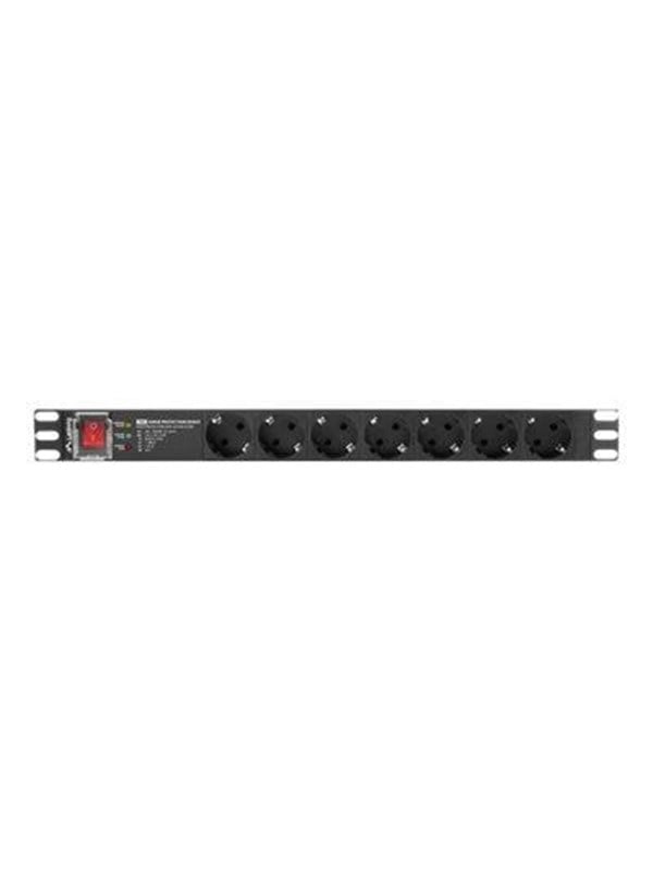 Lanberg PDU-PRO-07F-0200-BK - power distribution unit - 4000 Watt