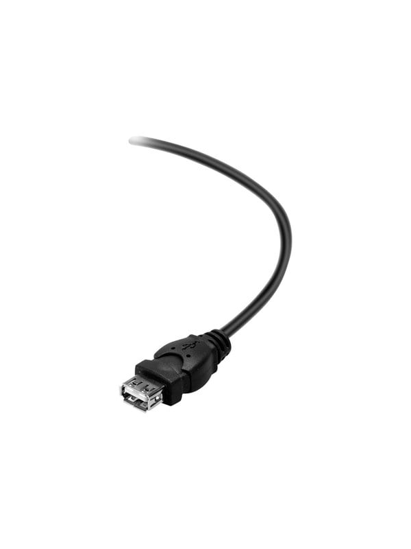 Belkin USB 2.0 A M/F 1.8m USB-kabel 1,8 m USB A Zwart