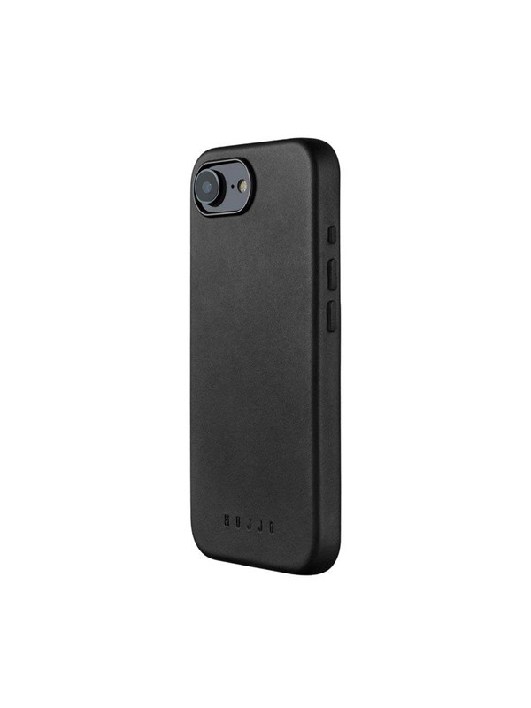 Mujjo Leather Case for iPhone 16e - Black