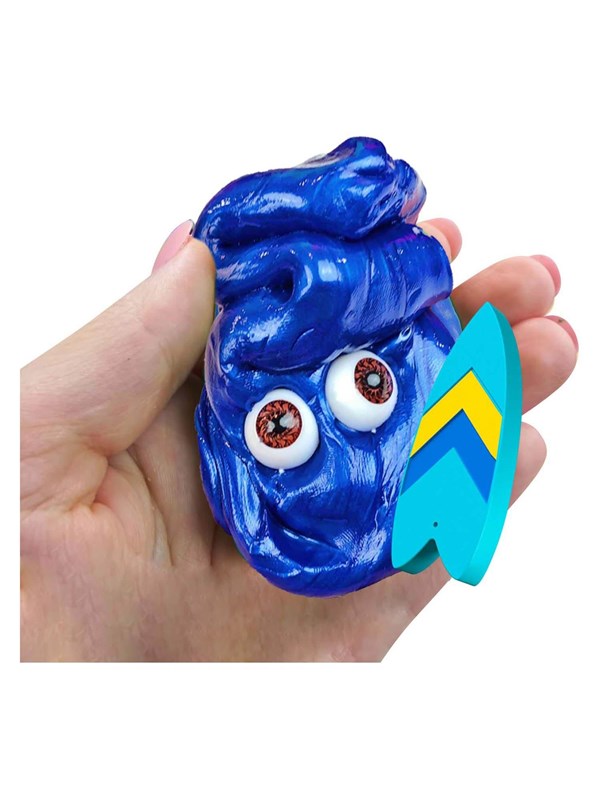 Boti squishy speelgoed Doctor Squish Putty DIY - Dark Blue Jetpack.
