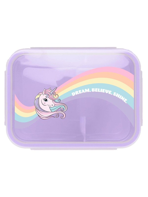 Tinka LUNCHBOX UNICORN LILLA COOL SCHOOL