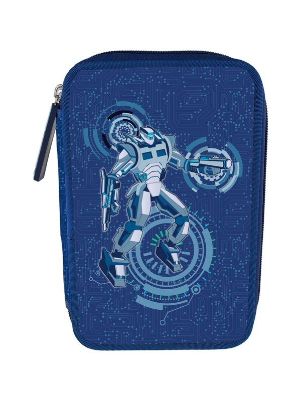 Tinka PENCILCASE DUBBLE CYBER ROBOT COOL SCHOOL