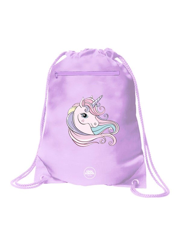 Tinka GYMBAG 34X45CM UNICORN LILLA COOL SCHOOL