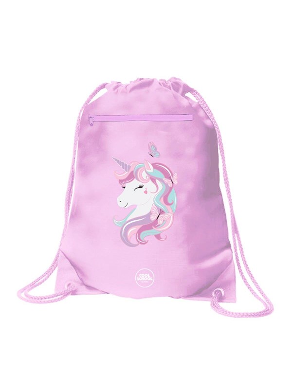 Tinka GYMBAG 34X45CM UNICORN ROSA COOL SCHOOL