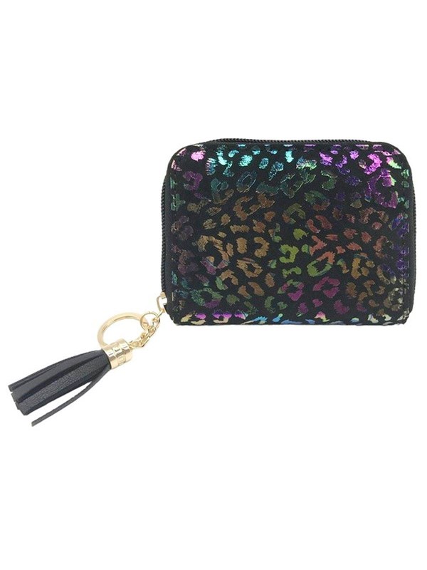 Tinka WALLET LEOPARD BLACK WALLET