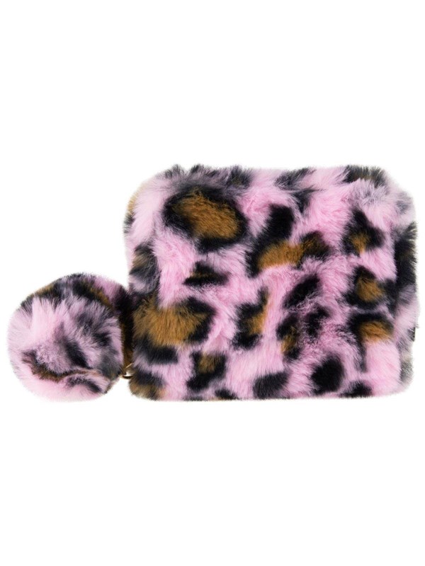 Tinka WALLET PLUSH ROSA LEOPARD WALLET