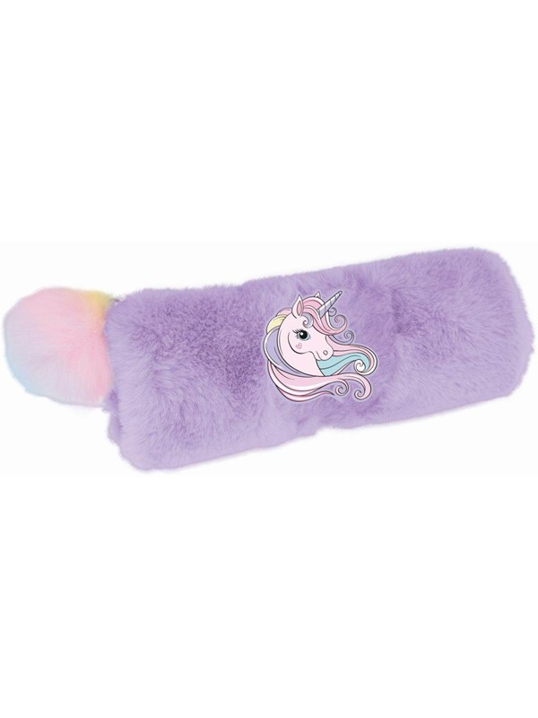 Tinka PENCILCASE PLUSH UNICORN LILLA COOL SCHOOL