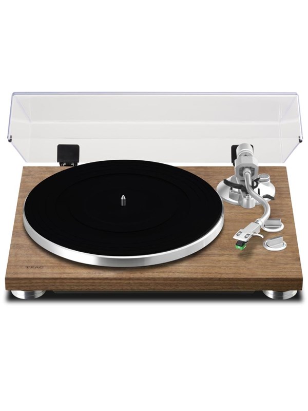 TEAC TN-400BT-X Bluetooth-platenspeler, walnoot