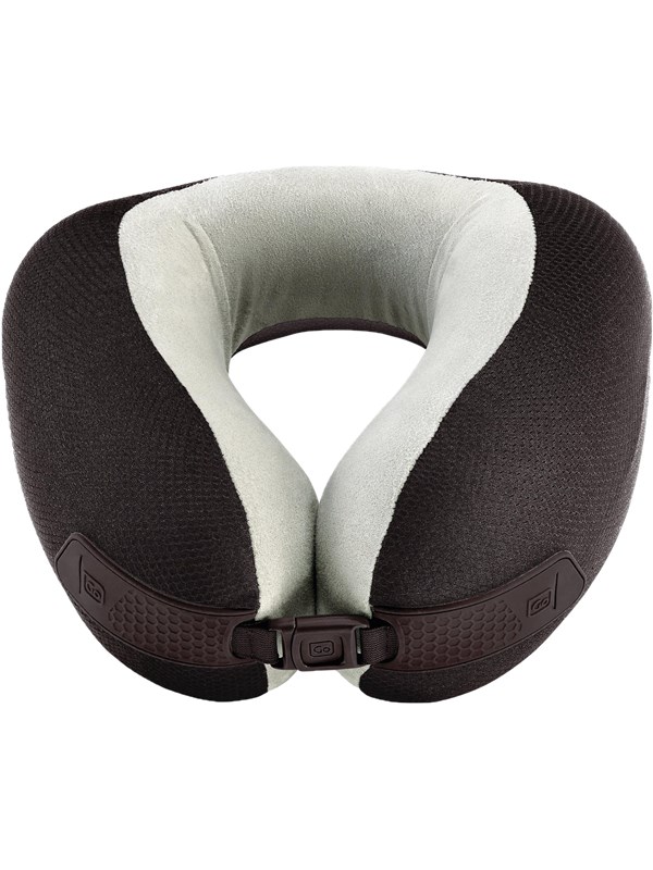 Go Travel Memory foam pute, blå detaljer