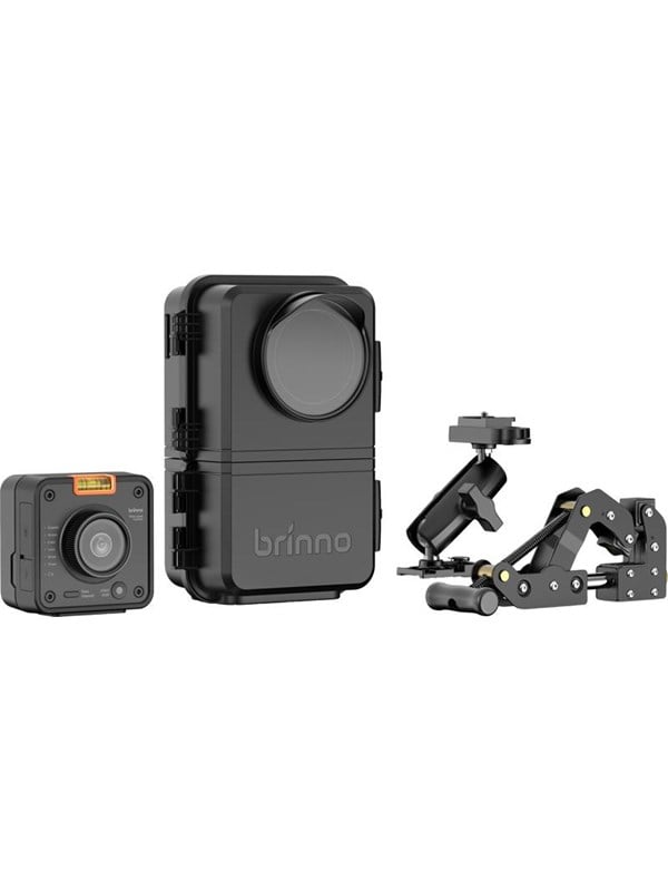 Brinno BCC5000 4K WiFi-time-lapse-camerapakket – Geavanceerde beeldsensor, HDR, IP65-behuizing, mobiele app, 6 maanden batterijduur met uitbreidingssleuven, Bluetooth, montagesysteem