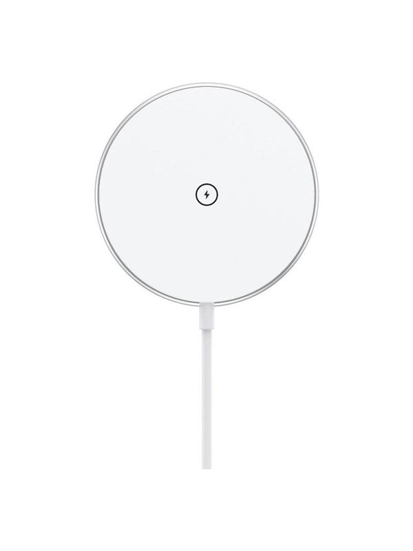 Oplader - Magnetische draadloze oplader 15W fast charging - wit
