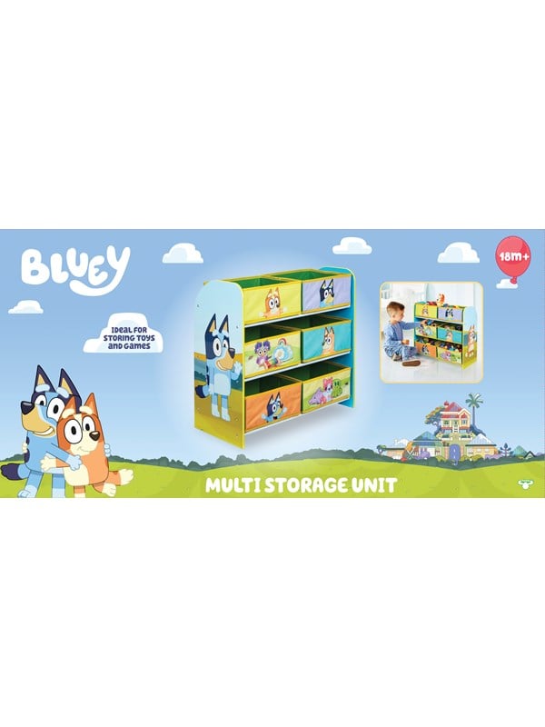 Bluey Kids Toy Storage Unit