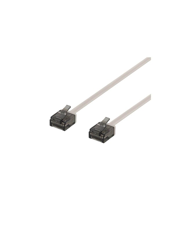 Deltaco patch cable - 2 m - grey - Grijs - 2m