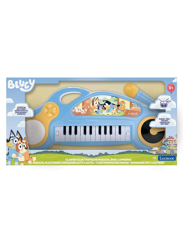 Bluey Fun Electronic Keyboard met verlichting