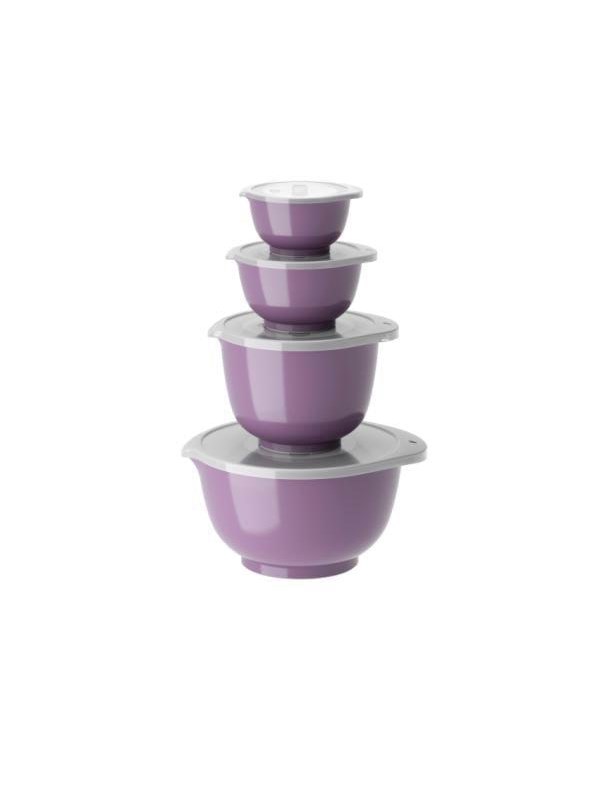 Rosti - Margrethe Bowls - Set of 4 + Lids (Lavender)