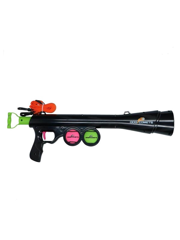 Dog Comets Comet Launcher - Ballenschieter - Inclusief Draagriem en 2 tennisballen (M) - Tot wel 20 meter ver - Hondenspeelgoed - Ballenwerper