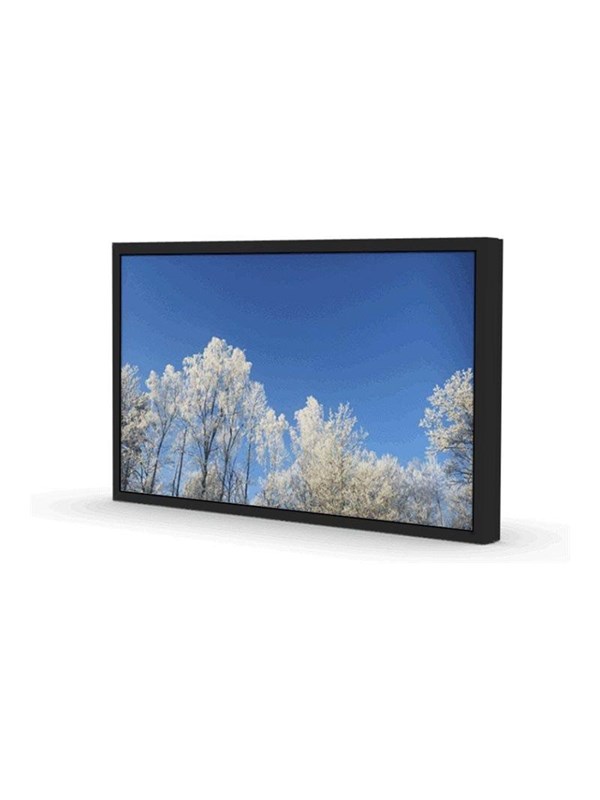 HI-ND mounting kit - for digital signage LCD panel - landscape with polycarbonate protection - black