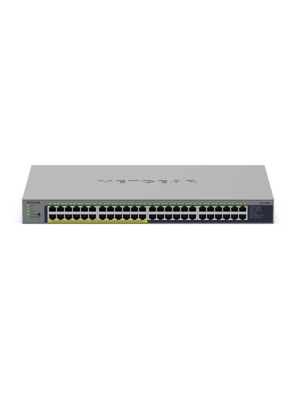 Netgear GS748PP 48-Port Gigabit Ethernet Unmanaged PoE+ Switch (380W)