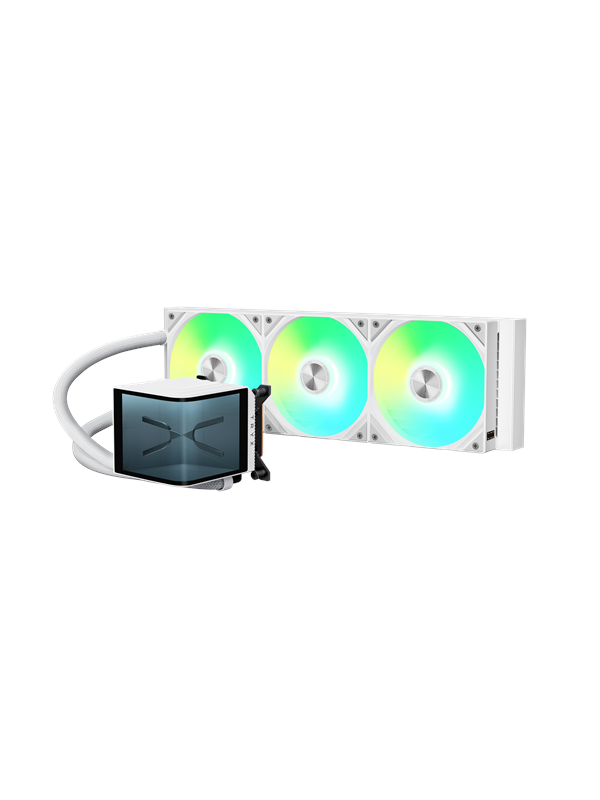 Tryx PANORAMA Upgraded 360mm AIO White - CPU waterkoeling - Max 28 dBA