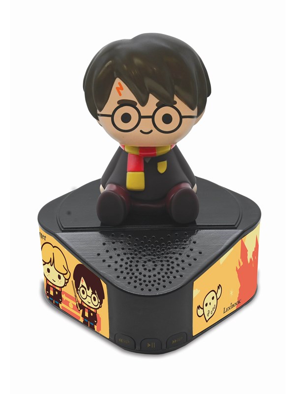 Harry Potter Bluetooth speaker with a figurine