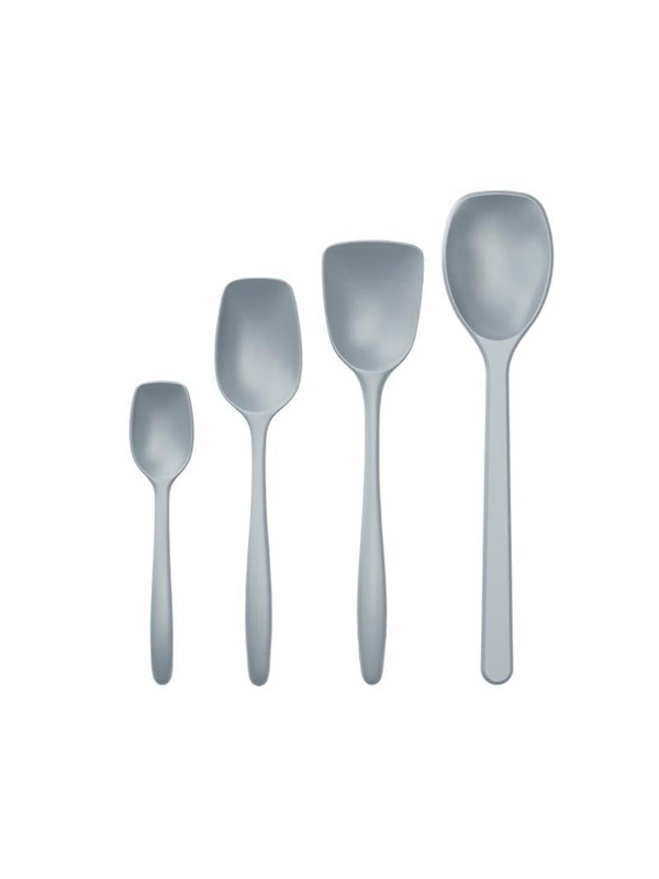 Rosti - Classic kitchen spoons Set of 4 - Dusty blue