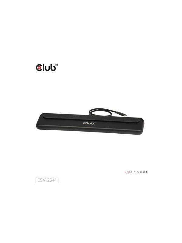Club 3D - docking station - USB-C - 2 x HDMI DP - 1GbE