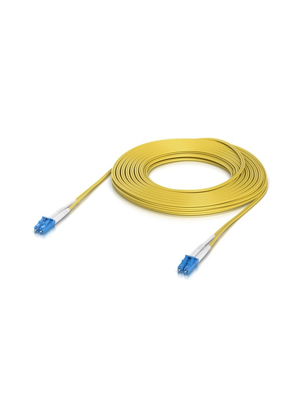 Ubiquiti OS2 Duplex LC UPC Fiber Patch Cable 15m - Geel - 15m