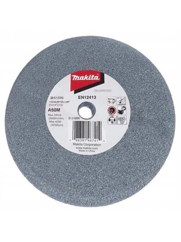 Makita B-51895 Slijpsteen - 150 x 6,4 x 12,7mm - A60M