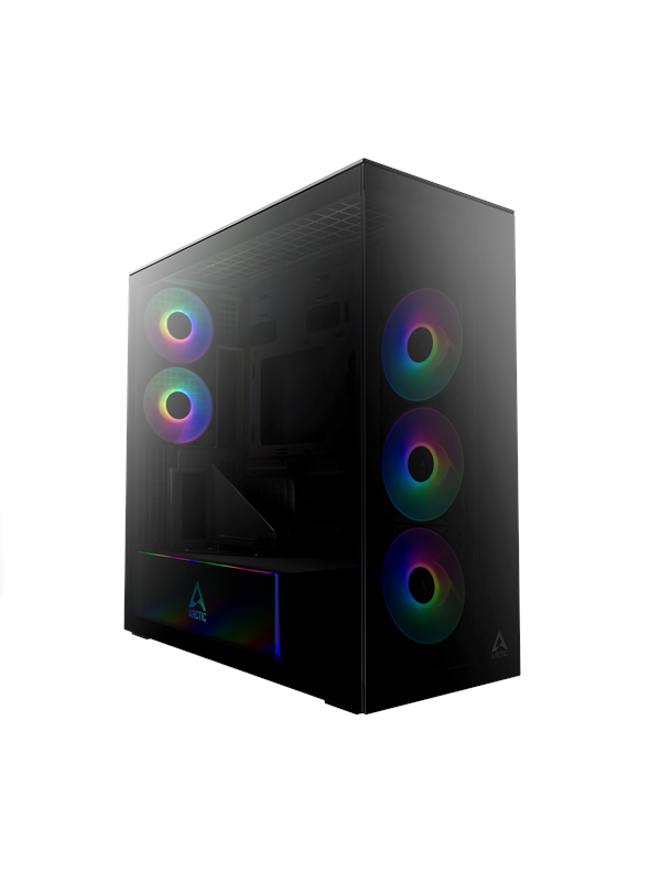 ARCTIC Xtender VG Black (Tinted Glass) Midi Tower Zwart