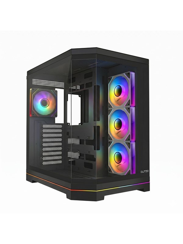 DUTZO C831 Panorama ARGB - Case - Miditower - Zwart