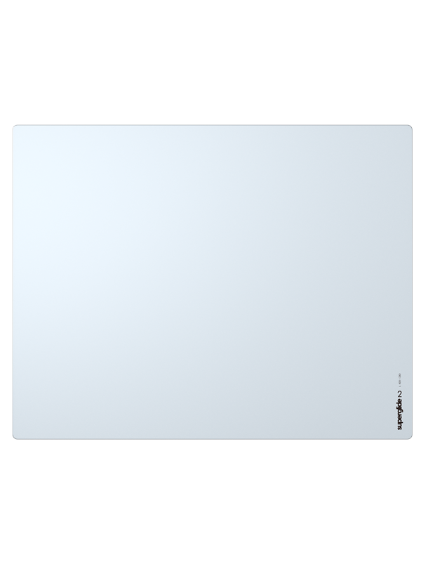 Pulsar Superglide Glazen muismat V2 - Large - Wit