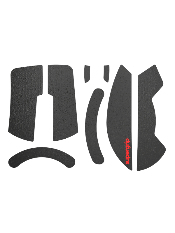 Supergrip Griptape Precut voor Razer Deathadder V3 Pro - Grip Tape Muisaccesoires - Zwart
