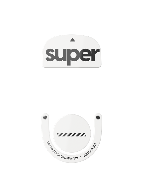 Pulsar Superglide (Type-C) for Logitech G PRO X SUPERLIGHT 2 - Wit