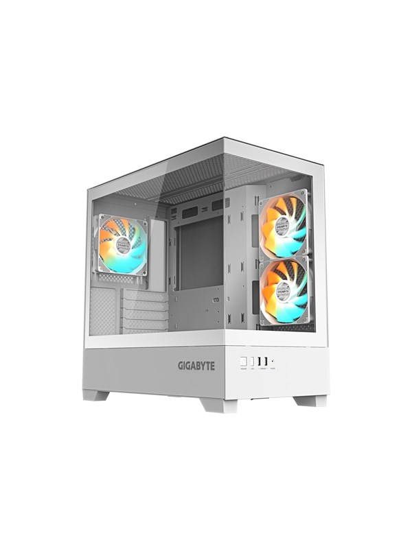 GIGABYTE C201 PANORAMIC ICE - Case - Tower - Zwart