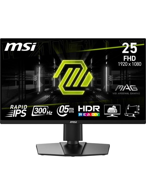 24,5" MSI MAG 255PXF - 1920x1080 (FHD) - 300Hz - IPS