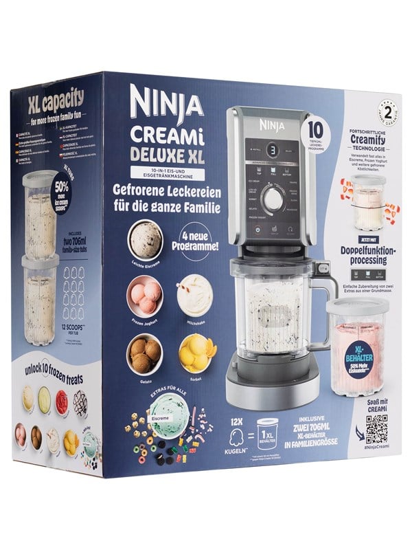 Ninja Ijsmaker Creami Deluxe NC502EU - Black / Silver