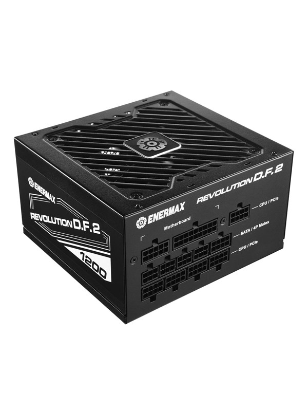 Enermax REVOLUTION D.F. 2 1200 Voeding - 1200 Watt - 120 mm - ATX 3.1 - 80 Plus 80 PLUS Gold