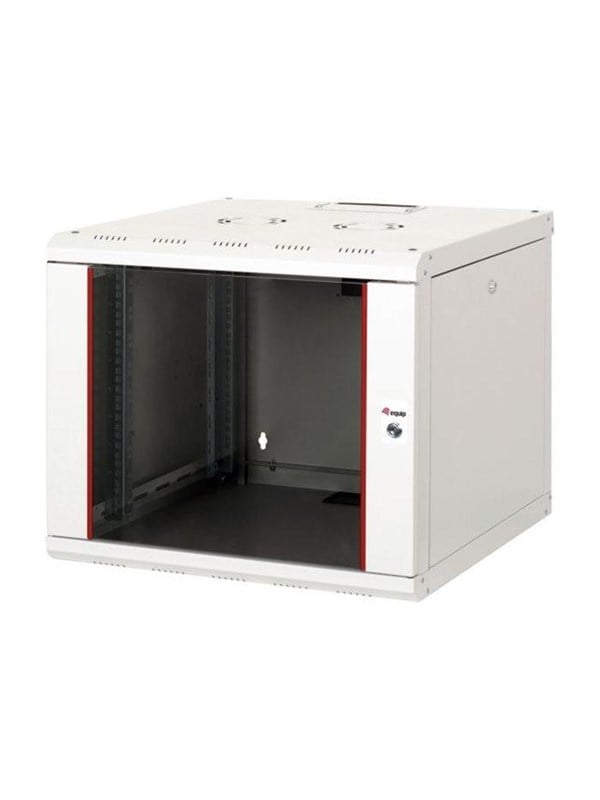 Equip Pro Mount - rack - 600x600 mm with glass door removable and lockable panels assembled - 9U