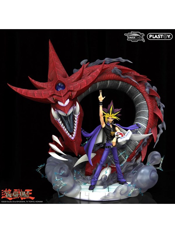 Plastoy - YAMI YUGI & SLIFER - YU-GI-OH! STATUE - Figuur