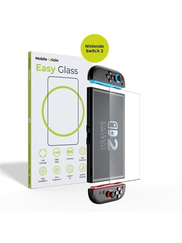 Mobile Origin EasyGlass Nintendo Switch 2 - Miscellaneous Accessoires voor spelconsole - Nintendo Switch 2