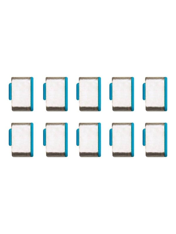 LINDY Sleutel voor USB-C-poort Set van 10 stuks Blauw Sleutelslot Zonder sleutel