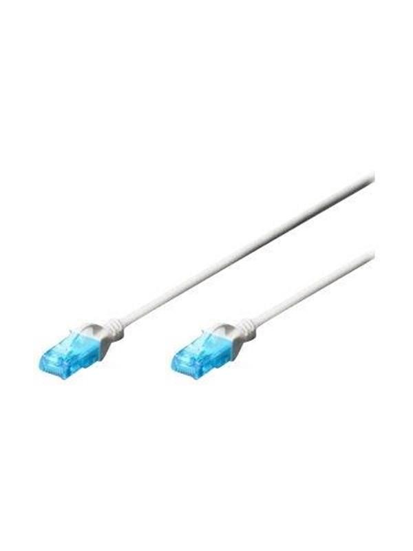 DIGITUS CAT 5e U-UTP Patch Cord - 0.5m - Wit - 0.5m