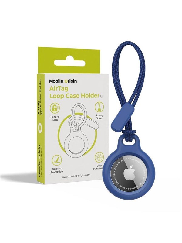 Mobile Origin Airtag Loop Case Holder A1 - blue